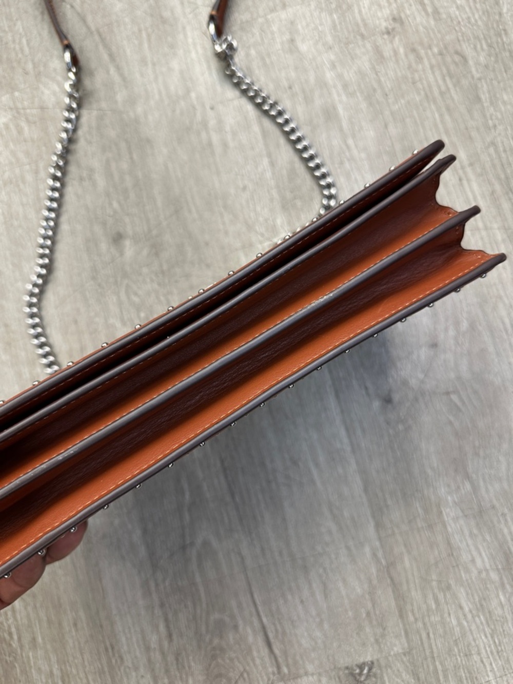 Coach Klare Envelope Crossbody Bag
With Rivets - Picture 8 of 13